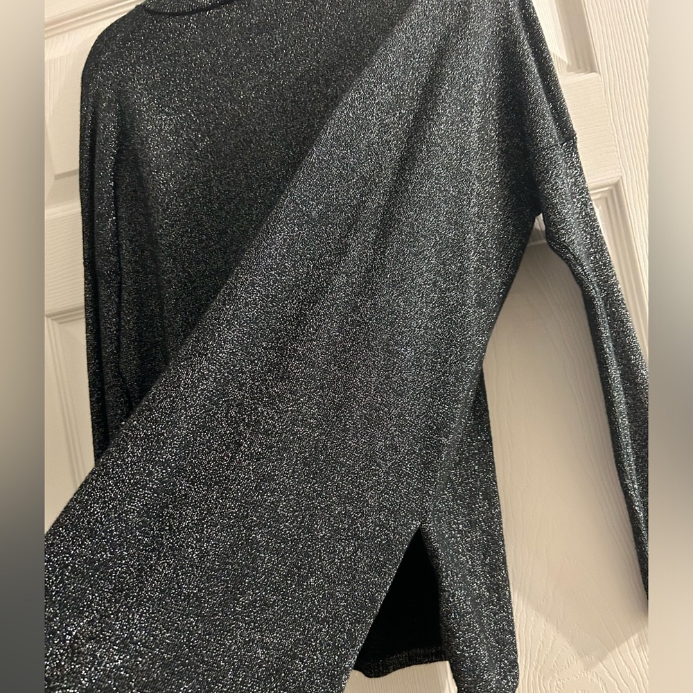 NWT ALTAR’D State Long Black‎ Sparkly Tunic Size Small-Medium - Picture 3 of 9